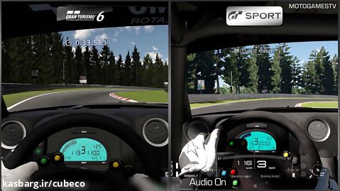 مقایسه Gran Turismo 6 با Gran Turismo Sport Beta