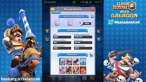 Clash Royale Arena 8 Strategy ♦ #1 Global Leaderboard Deck! ♦