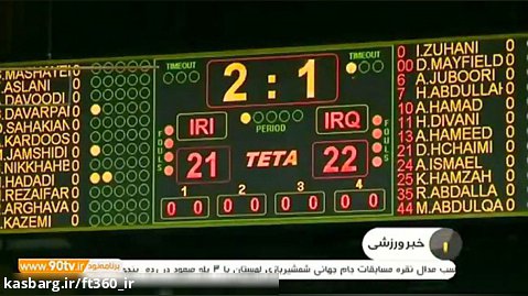 حواشی بسکتبال ایران 83-53 عراق