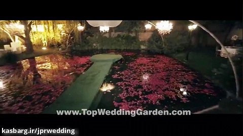 باغ زیبای عروسی در گرمدره با دیزاین روستیک | تشریفات مجالس ژانپیر