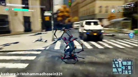 گیم پلی بازی Marvel's Spider-Man ( مرد عنکبوتی ) جهان آزاد PS4 4k
