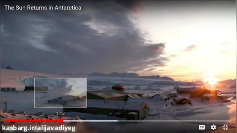 حرکت خورشید در قطب شمال