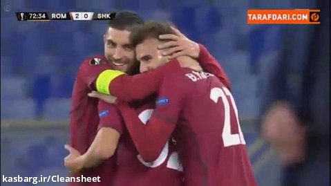 خلاصه بازی آاس رم 3-0 شاختار دونتسک (لیگ اروپا - 2020/21)