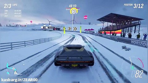 مسابقه خفن با ماشین سایبرپانک 2077 در Forza Horizon 4