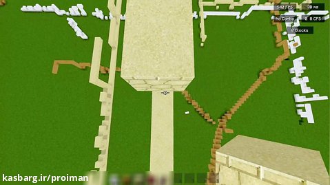 Minecraft breezly bridge with timing(6cps va 3 cps):D