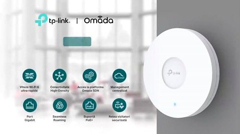 Prezentare Omada EAP620 HD - Access Point Wireless Dual-Band Gigabit AX1800