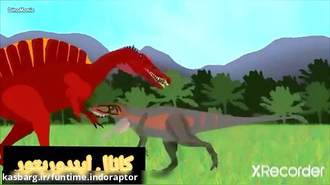 جنگ اسپاینوساروس با دایناسور ها (فن مید)