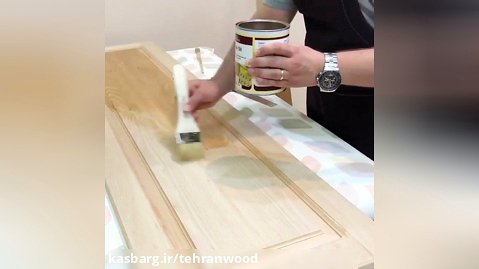 رنگ آمیزی چوب با روغن Teak Oil