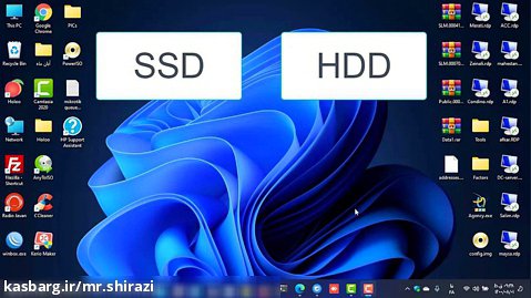تست سرعت هارد SSD در مقابل هارد HDD در ویتدوز و نرم افزار هلو