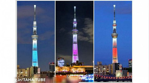 خلاقیت برج توکیو اسکای  تری ژاپن برای مسابقات المپیک و پارالمپیک