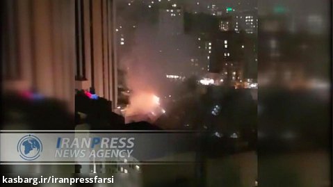 آتش سوزی در تیراژه تهران
