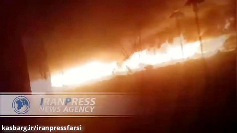 آتش سوزی گسترده در مهمانسرای پتروشیمی ماهشهر