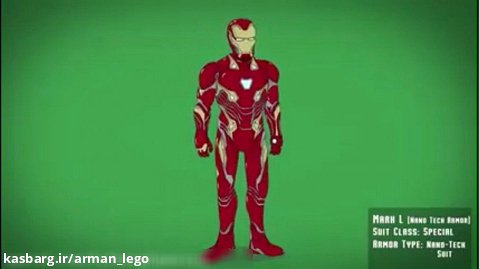 انیمیشن سیر تکامل مرد اهنی ( iron man )