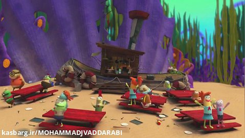 سریال انیمیشنی باب اسفنجی در کمپ کورال قسمت8 دوبله فارسی