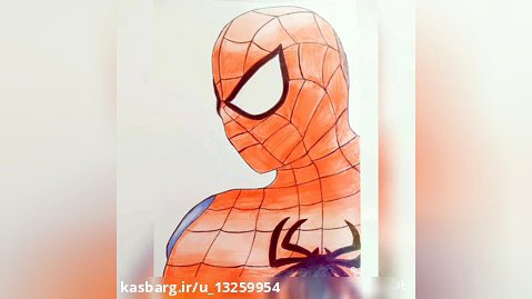 نقاشی مرد عنکبوتی شگفت انگیز ۲