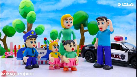 کارتون خمیر بازی قهرمانان کوچک : خمیربازی کودکانه رنگین کمان