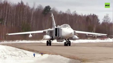 فیلمی که توسط روسها از عملیات هوایی بر فراز اوکراین نمایش داده شده