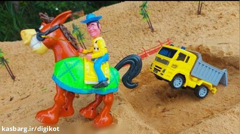ماشین های اسباب بازی کودکانه جدید/قسمت47/کمک اسب قوی به ماشین ها