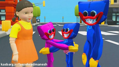 انیمیشن پاپی تایم - عروسک غول پیکر در مقابل خانواده هاگی