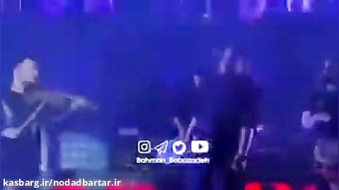 پاره شدن آرشه ویولن در کنسرت آرون افشار   فیلم