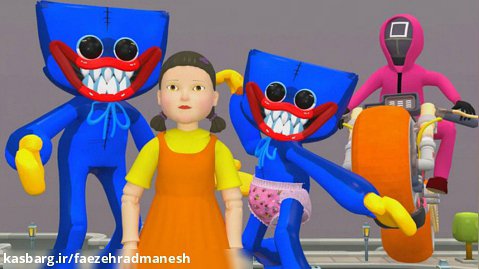 انیمیشن پاپی تایم هاگی واگی - حمله عروسک غول پیکر
