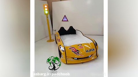 تخت ماشینی مدل بوگاتی پلاس برند پادچوب