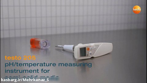 معرفی دستگاه اندازه گیری دما/ ph برای اجسام نیمه جامد تستو 205