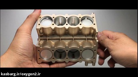ساخت کیت مدل موتور V8 - کیت مدل موتور خودرو تمام فلزی