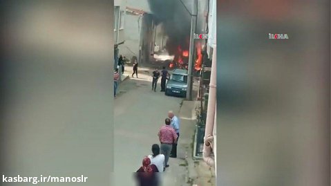 فیلم دیده نشده از سقوط هواپیما در ترکیه