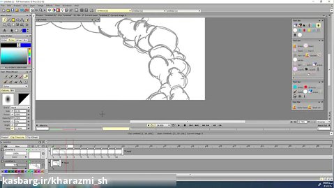 اموزش انیمیشن -طراحی دود-tvpaint