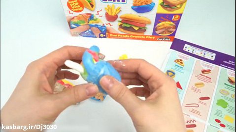سرگرمی های کودکانه آموزش غذاهای سرگرم کننده با لعاب کودکانه