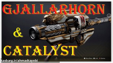 بهترین راکت لانچر  دیستینی 2 how to get gjallarhorn and catalyst in destiny 2
