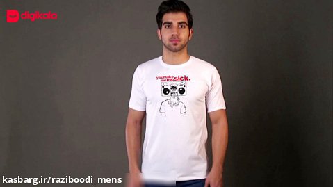 دیجی کالا | تی شرت مردانه به رسم طرح روانی موزیک کد 3325
