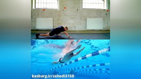 تمرین بدنسازی شنای قورباغه