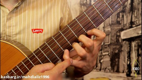 انگشت گذاری دست چپ - آموزش جامع گیتار کلاسیک (بخش 7) - Dordo.ir