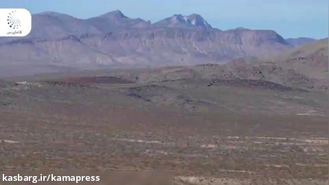 مانور تماشایی جت جنگنده اف 35 در کوهستان