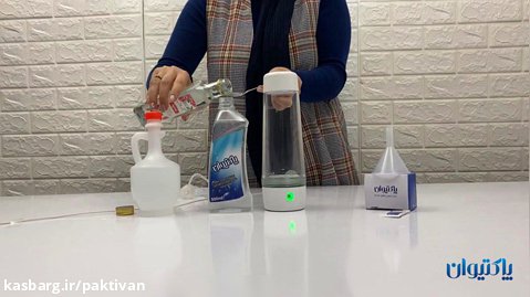 طريقه ساخت محلول ضد عفونی کننده دست پاکتیوان