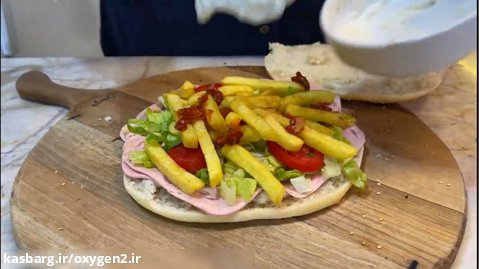رقیب شماره یک نان بربری ایرانی - نون دونر ترکی فوق آسان و حرفه ای