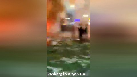 فیلمی از آتش زدن آجیل فروشی ابدلباقی