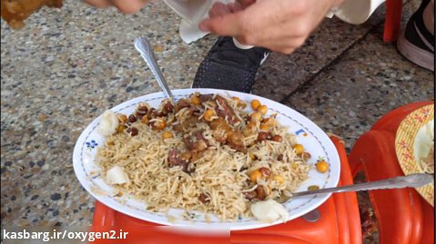 غذاهای خیابانی در پیشاور کوه طلایی پولاو   Charsi Tikka Kabab