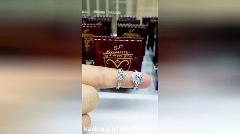 حلقه نشان و نامزدی طلا instagram:halghe.ariana