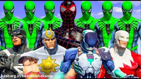 مرد عنکبوتی  PS5 در مقابل مرد عنکبوتی سبز | نبرد ابرقهرمانان