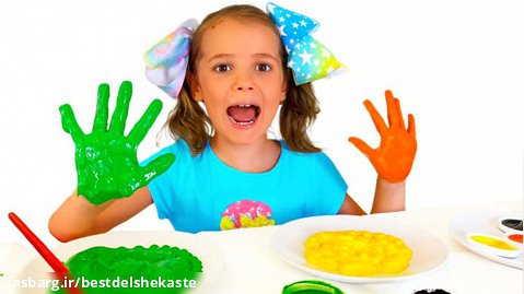 برنامه کودک مکس و کیتی | بازی انگشت رنگی  | برنامه سرگرمی کودک