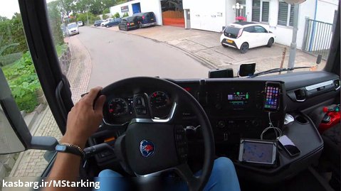 رانندگی با اسکانیا R450 در هلند