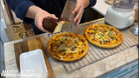 پخت صفر تا صد پیتزا با غذاساز خانگی - کاملترین آموزش کار با غذاساز
