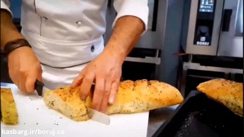 پخت نان ایتالیایی  با فر بروج (فر پخت ترکیبی)
