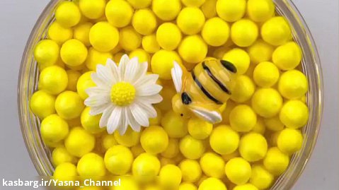 اسلایم زنبور | اسلایم کیوت | اسلایم شفاف زرد | سوپر کیوت