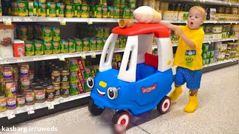 برنامه کودک کریس و مامان - بستنی سالم در سوپرمارکت