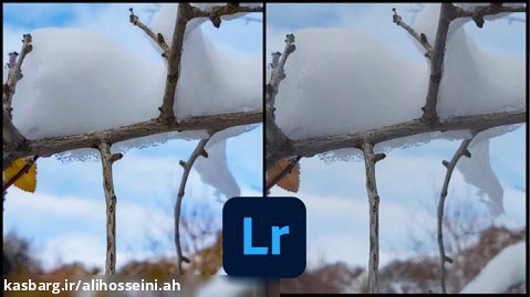 ادیت عکس با گوشی - ساخت پریست زمستان سرد با لایت روم