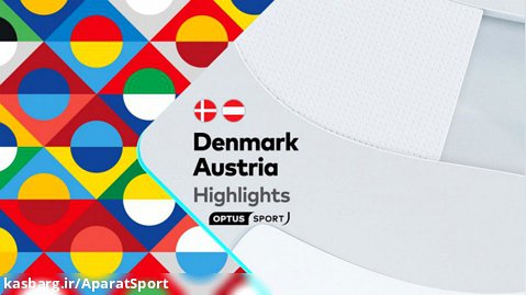 دانمارک 2-0 اتریش | خلاصه بازی | تثبیت صدرنشینی با کسب سومین پیروزی
